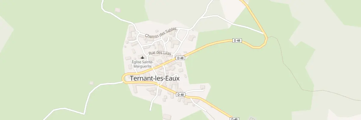 Plan du 5024 Ternant à Ternant-les-Eaux