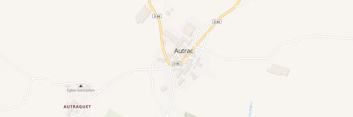 Plan du 5011 Le Bourg à Autrac