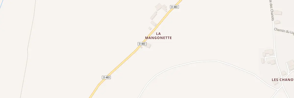 Plan du 17 Rte de la Mangonnette à Taxat-Senat