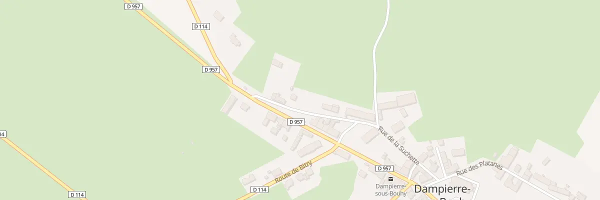 Plan du 73 Les Onglees à Dampierre-sous-Bouhy