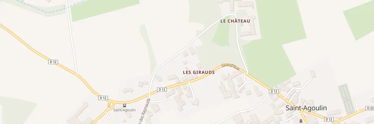 Plan du 6 Gr Grand Rue à Saint-Agoulin