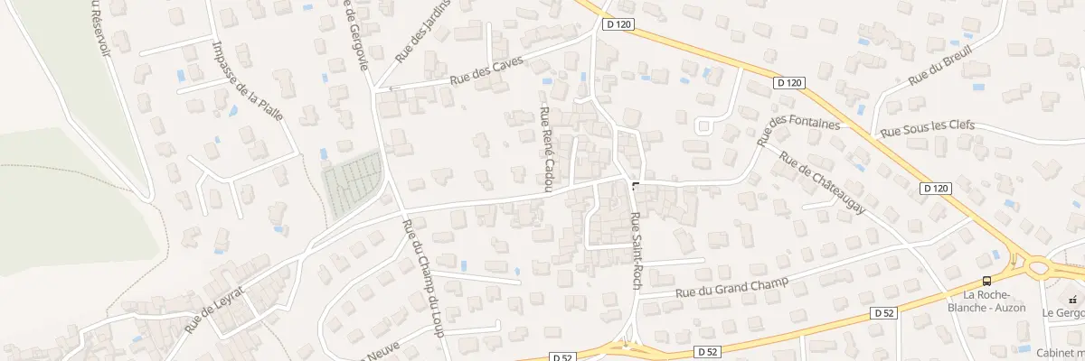 Plan du 3 Rue de la Pavade à La Roche-Blanche