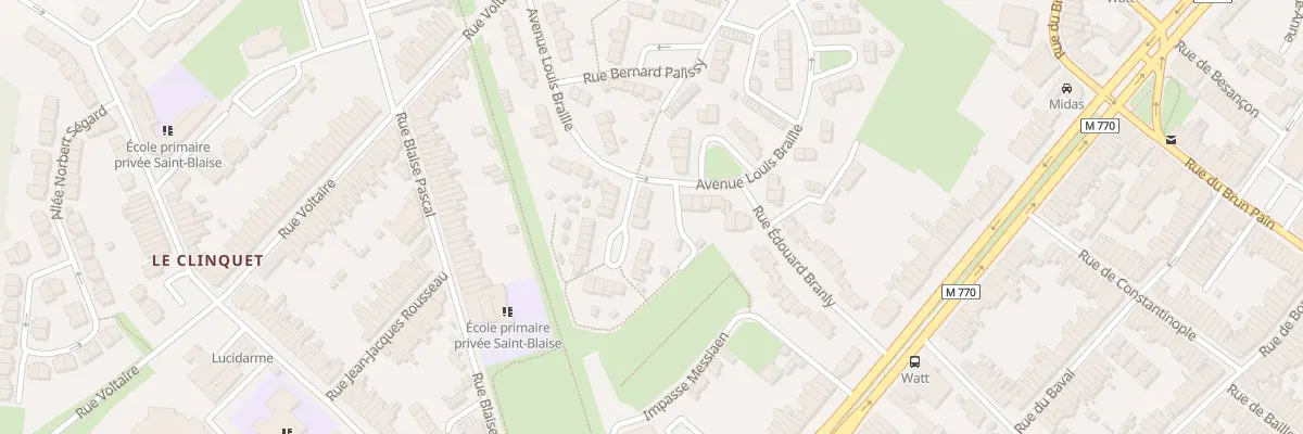 Plan du 40 All Gustave Flaubert à Tourcoing