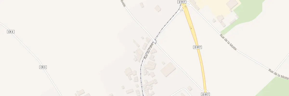 Plan du 12 Rue du Pavé à Mons-en-Pévèle
