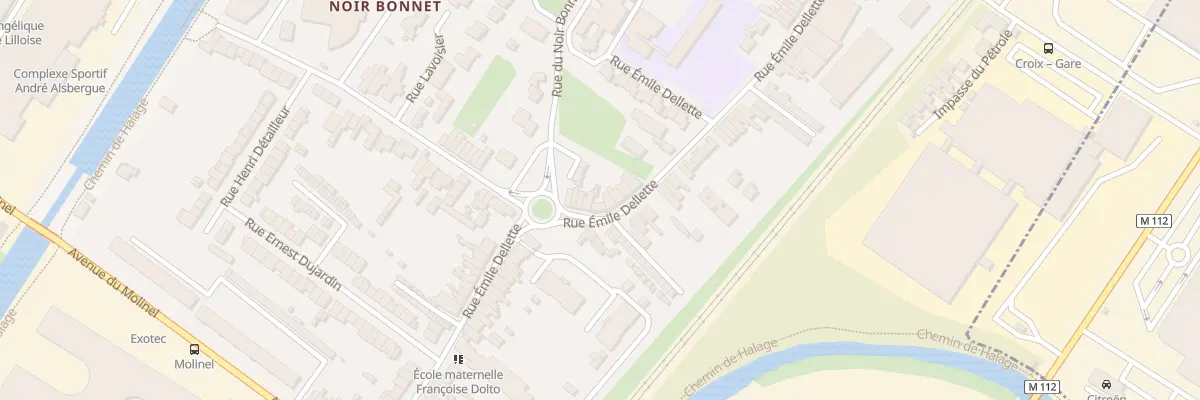 Plan du 71 Rue Émile Dellette à Wasquehal