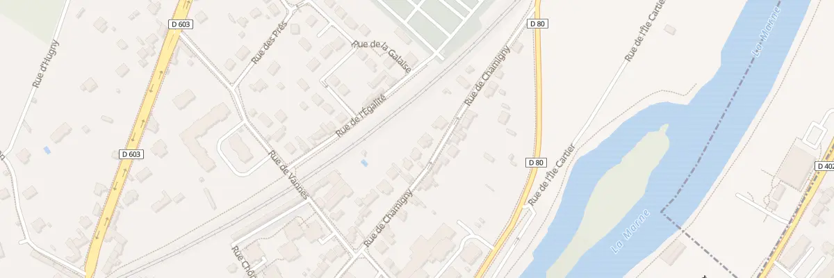 Plan du 6 Rue de Chamigny à La Ferté-sous-Jouarre