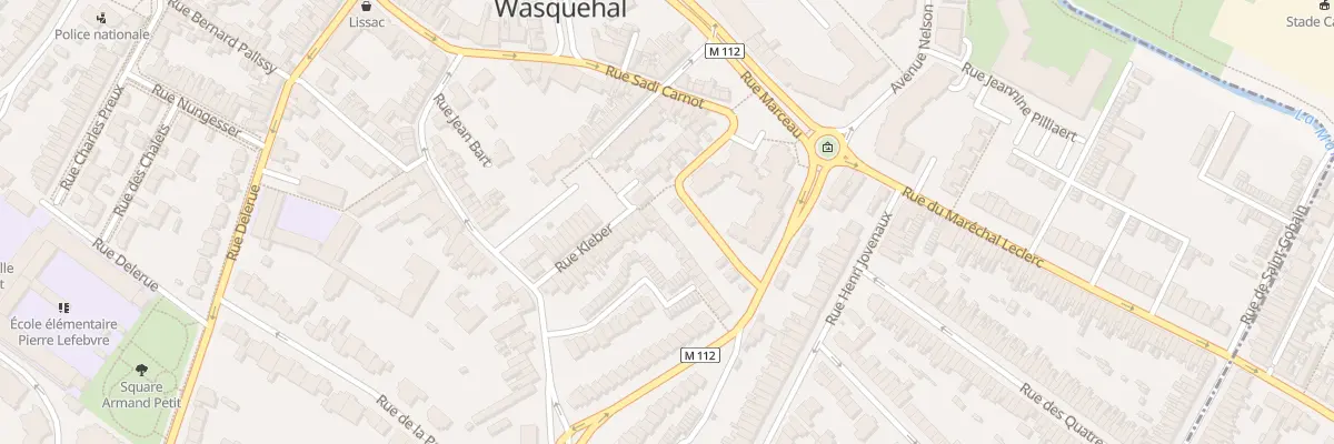 Plan du 24 Rue Ambroise Croisat à Wasquehal