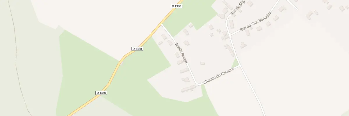 Plan du 6 Rle Rouge à Oigny-en-Valois