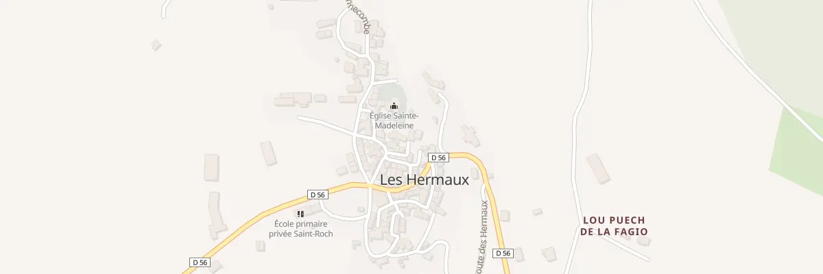 Plan du 5052 Che de la Souillette aux Hermaux