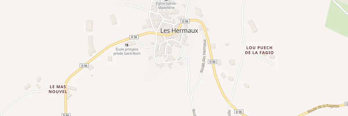 Plan du 5013 Che du Fond des Hermaux aux Hermaux