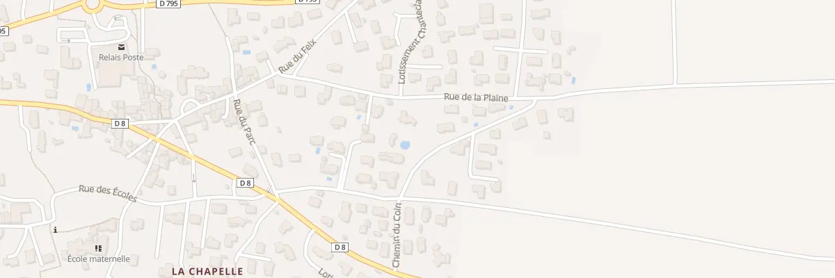Plan du 5660 Rue de la Plaine à Tallende