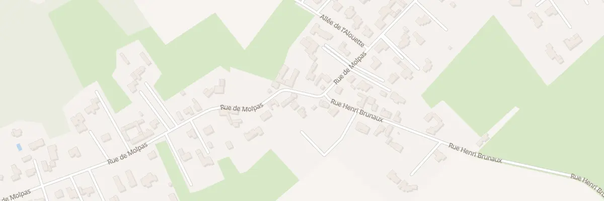 Plan du 534 Rue de Molpas à Mérignies