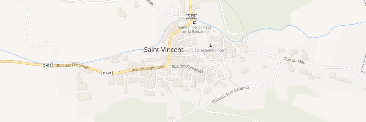 Plan du 9015 Rue des Fontaines à Saint-Vincent