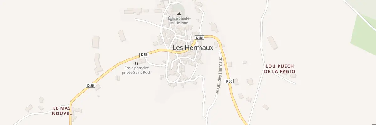 Plan du 5008 Che de la Poste aux Hermaux