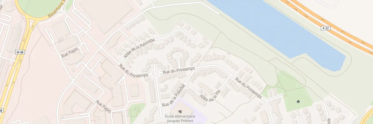 Plan du 118 Rue du Printemps à Villeneuve-d’Ascq