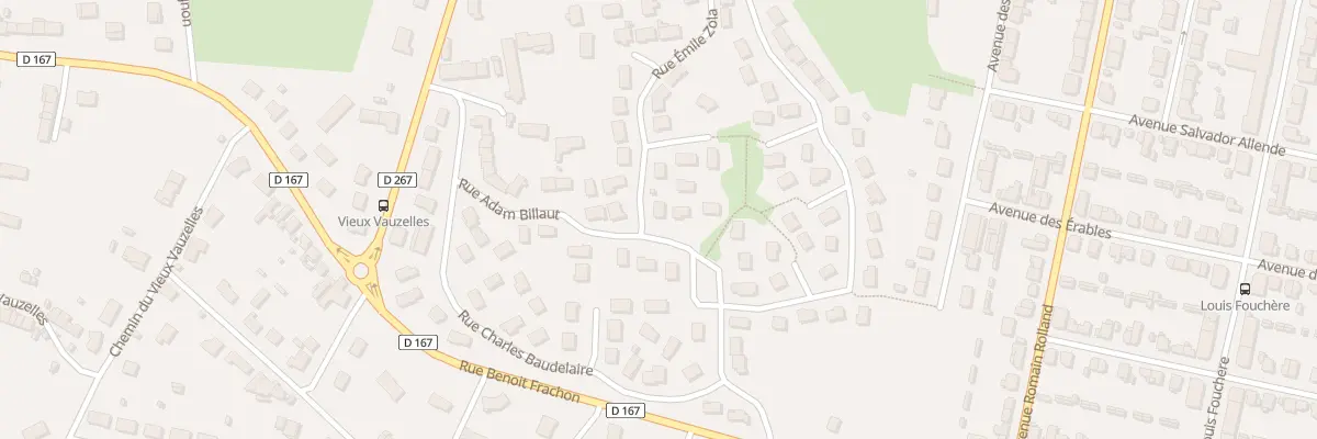 Plan du 21 Rue Adam Billaut à Varennes-Vauzelles