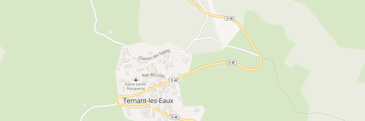 Plan du 5095 Ternant à Ternant-les-Eaux