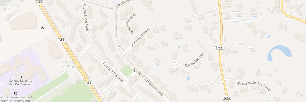 Plan du 191B Rue de Londres à Mouvaux
