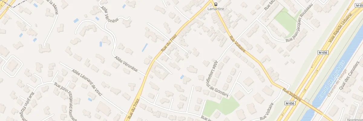 Plan du 256 Rue du Triez à Wasquehal