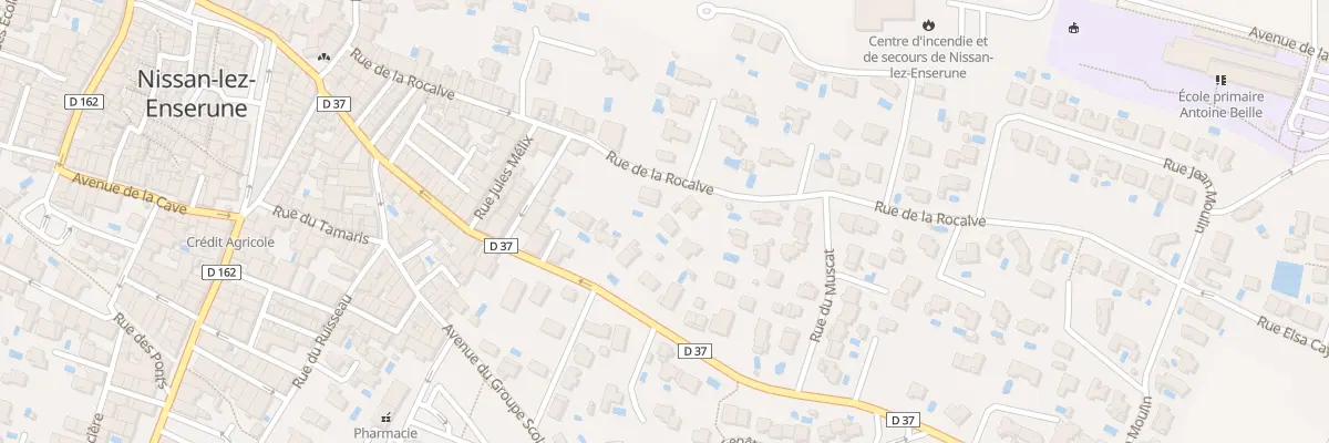 Plan du 40 Rue de la Rocalve à Nissan-lez-Enserune