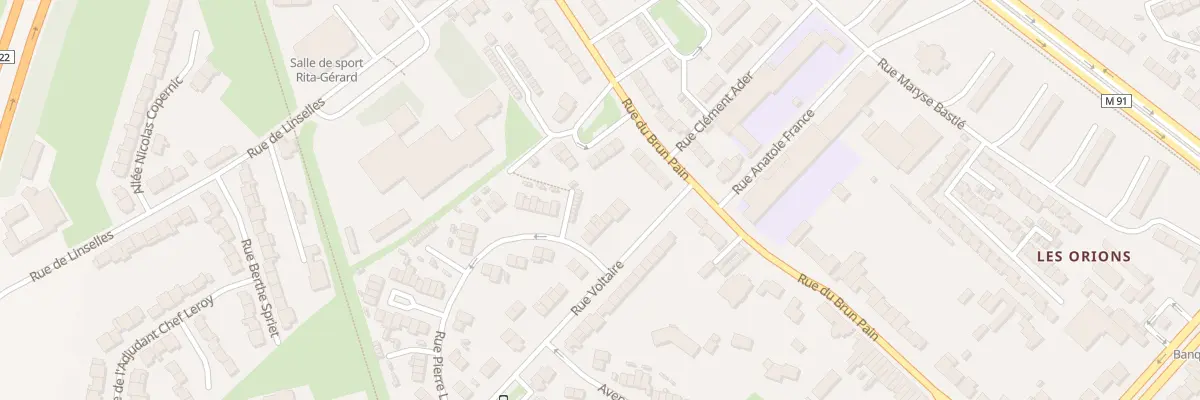 Plan du 4 Rue Voltaire à Tourcoing