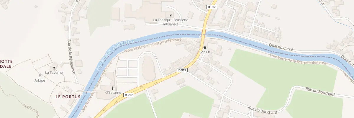 Plan du 4665 Rte de Tournai à Douai