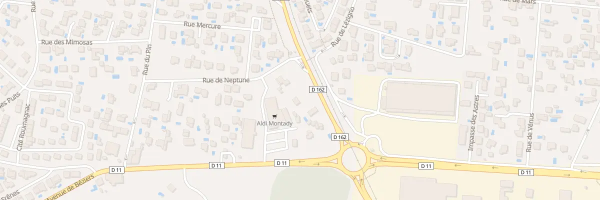 Plan du 135 Rte de Maureilhan à Montady