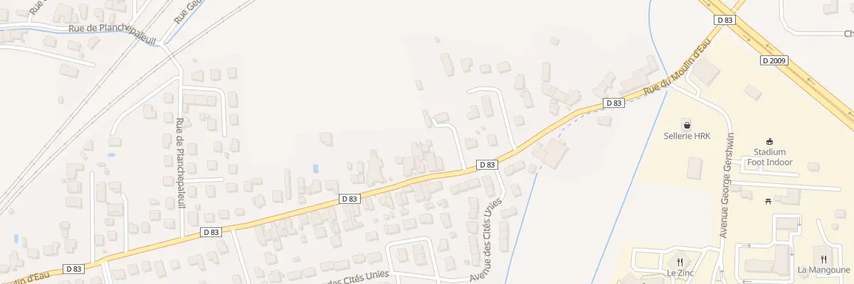 Plan du 70B Rue du Moulin d’Eau à Riom
