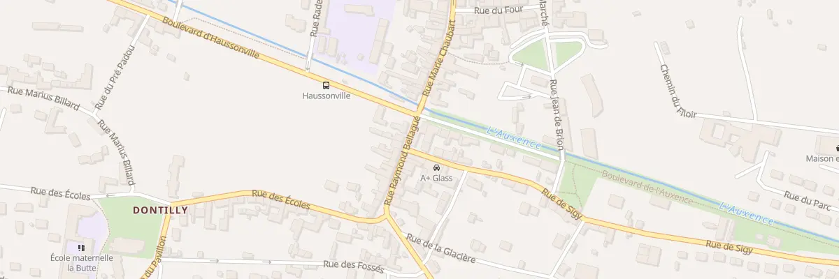 Plan du 1 Rue Raymond Bellagué à Donnemarie-Dontilly