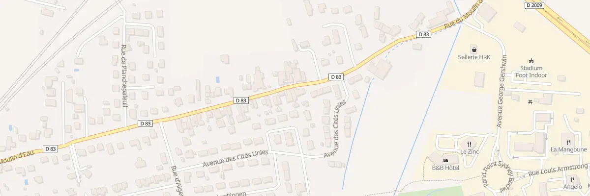 Plan du 91 Rue du Moulin d’Eau à Riom