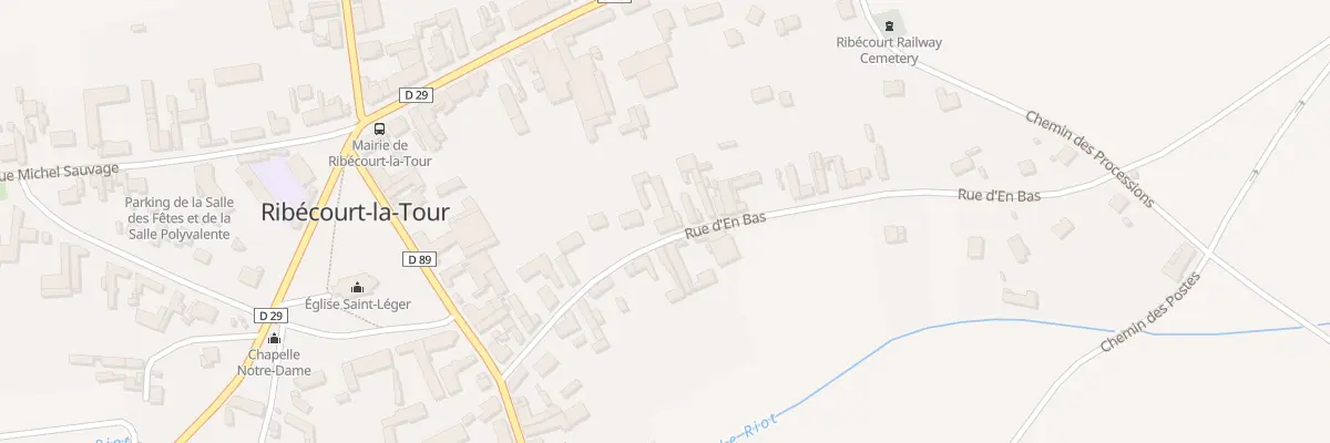 Plan du 7B Rue d’En Bas à Ribécourt-la-Tour
