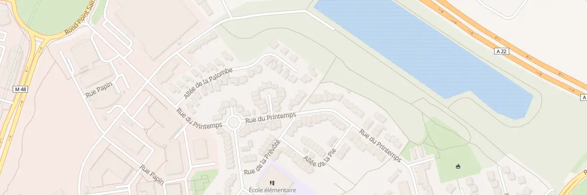 Plan du 114 Rue du Printemps à Villeneuve-d’Ascq