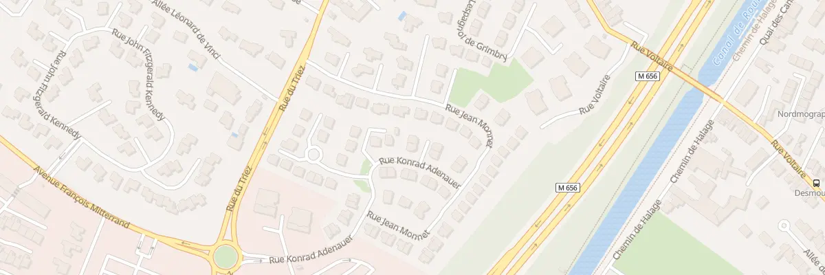 Plan du 27 Rue Konrad Adenauer à Wasquehal