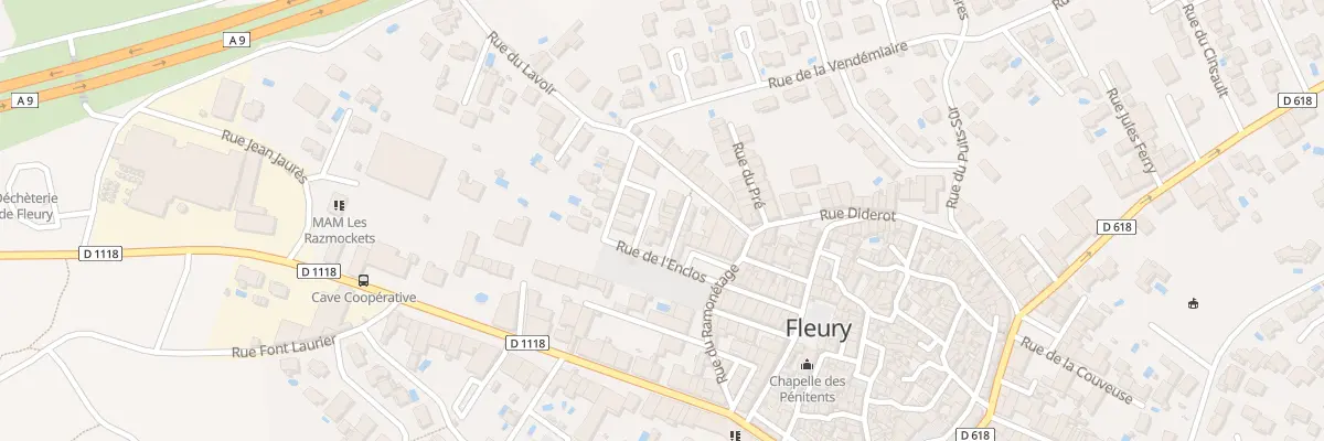 Plan du 3 Rue des Mimosas à Fleury