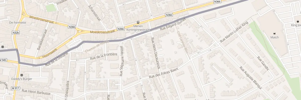 Plan du 21A Rue Henri Deceuninck à Halluin