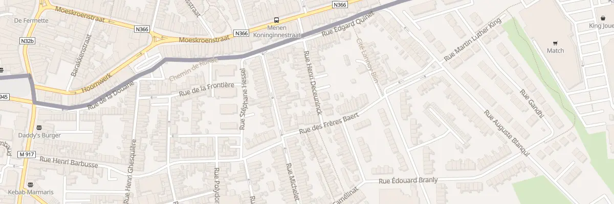 Plan du 11 Rue Henri Deceuninck à Halluin