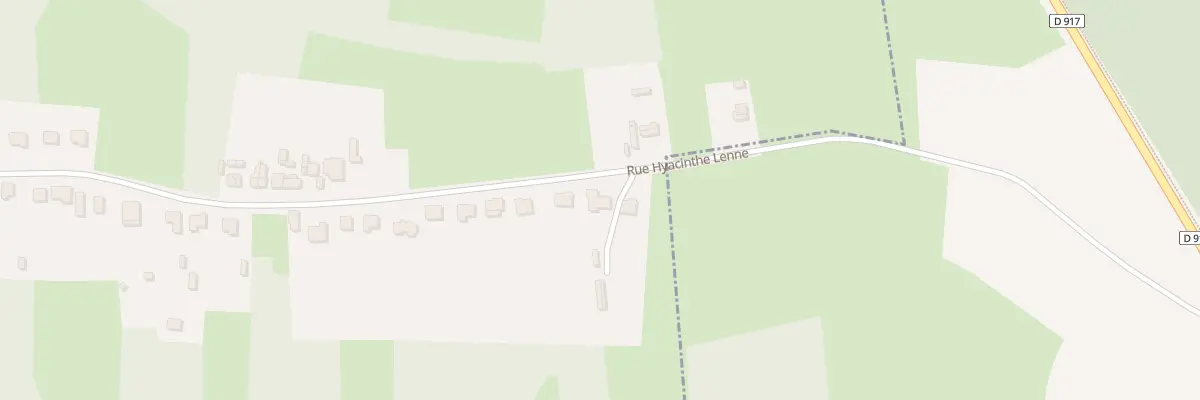 Plan du 1183 Rue Hyacinthe Lenne à Raimbeaucourt