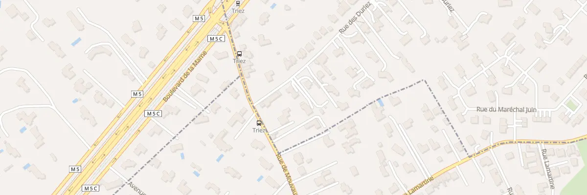 Plan du 91 Rue des Duriez à Mouvaux