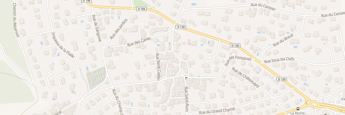 Plan du 25 Rue Saint-Roch à La Roche-Blanche