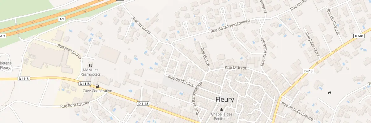 Plan du 5 Rue des Mimosas à Fleury