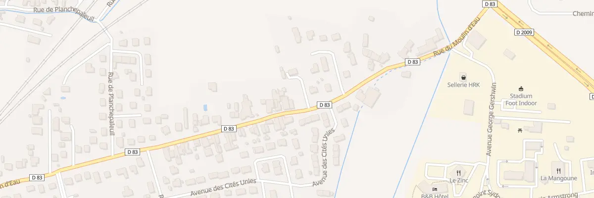 Plan du 74 Rue du Moulin d’Eau à Riom