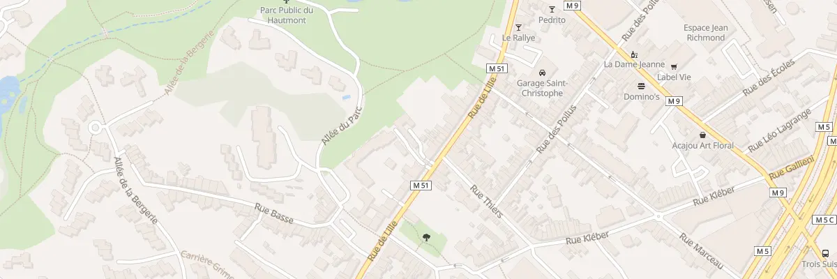 Plan du 101 Rue de Lille à Mouvaux
