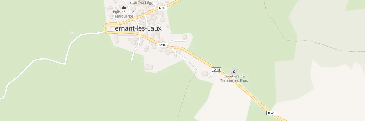 Plan du 5092 Ternant à Ternant-les-Eaux
