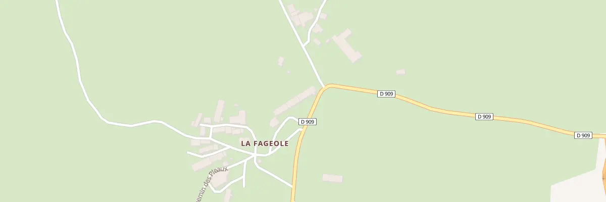 Plan du 5120 La Fageole à Vieillespesse