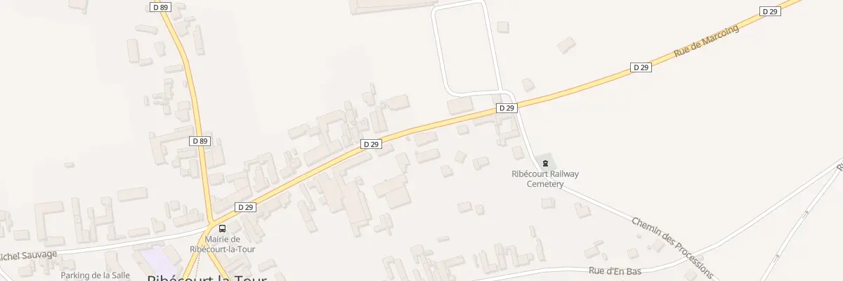Plan du 22 Rue de Marcoing à Masnières