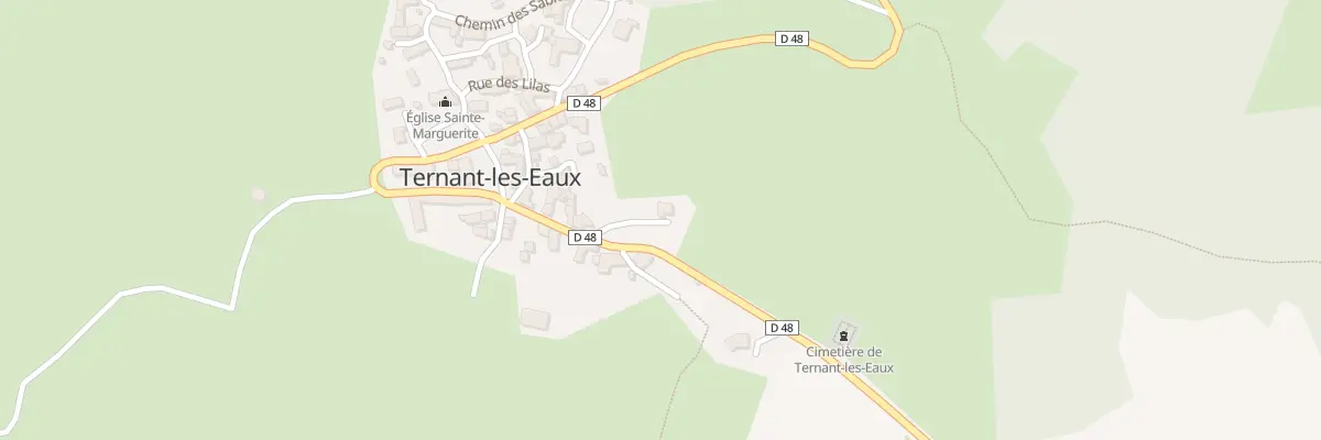 Plan du 5011 Ternant à Ternant-les-Eaux