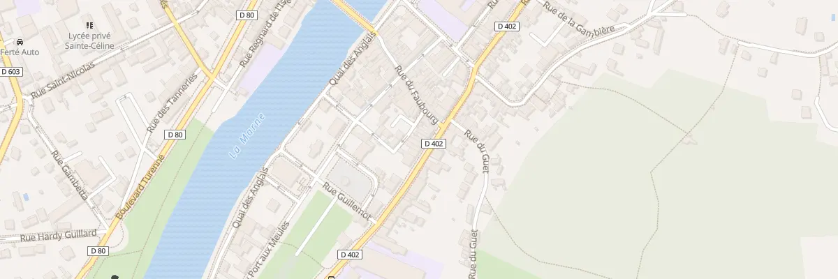 Plan du 10 Rue de Condé à La Ferté-sous-Jouarre