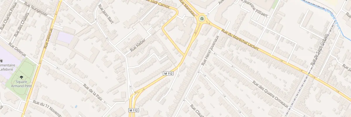 Plan du 42 Rue Ambroise Croisat à Wasquehal