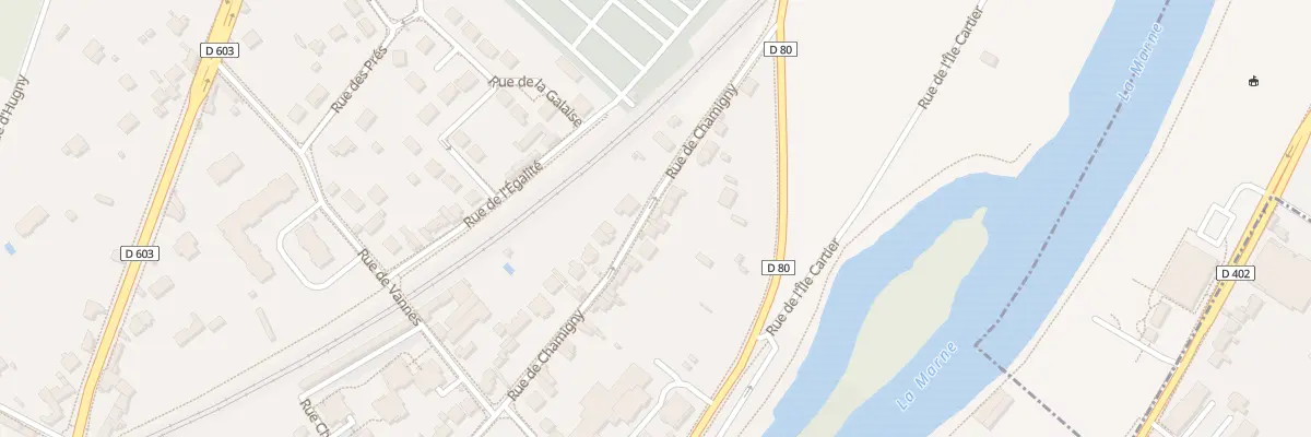 Plan du 13 Rue de Chamigny à La Ferté-sous-Jouarre
