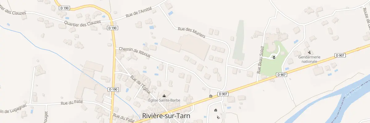 Plan du 14 Che de Ribous à Rivière-sur-Tarn